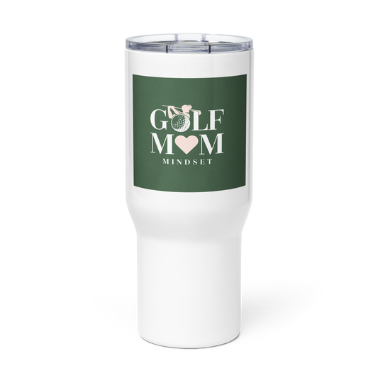 Travel mug with a handle